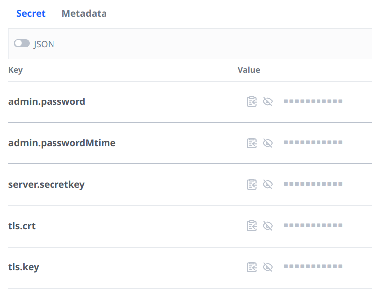HashiCorp Vault UI showing secret management and versioning interface