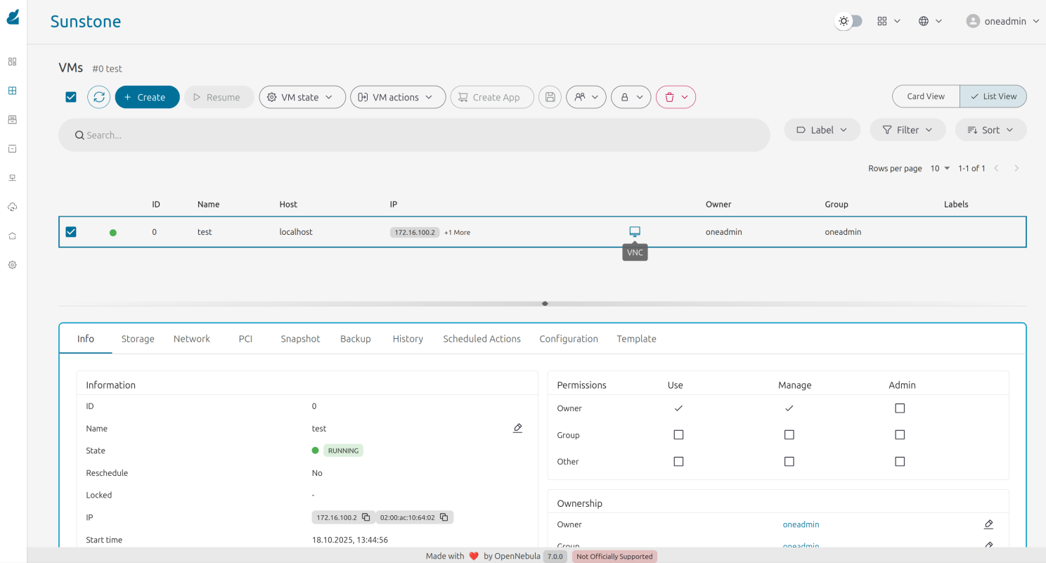 Running Alpine Linux VM