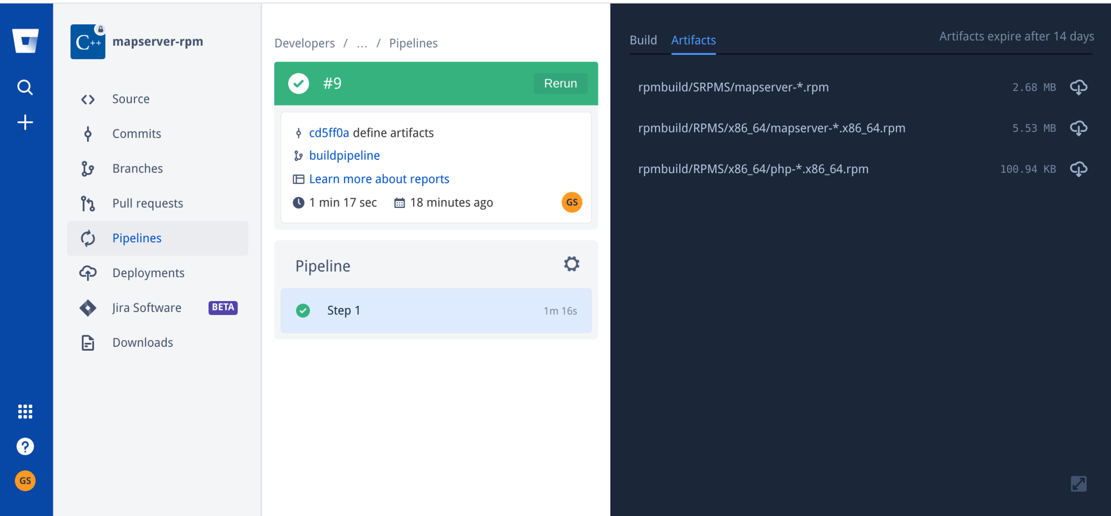 Bitbucket Pipeline configuration using GitLab container registry